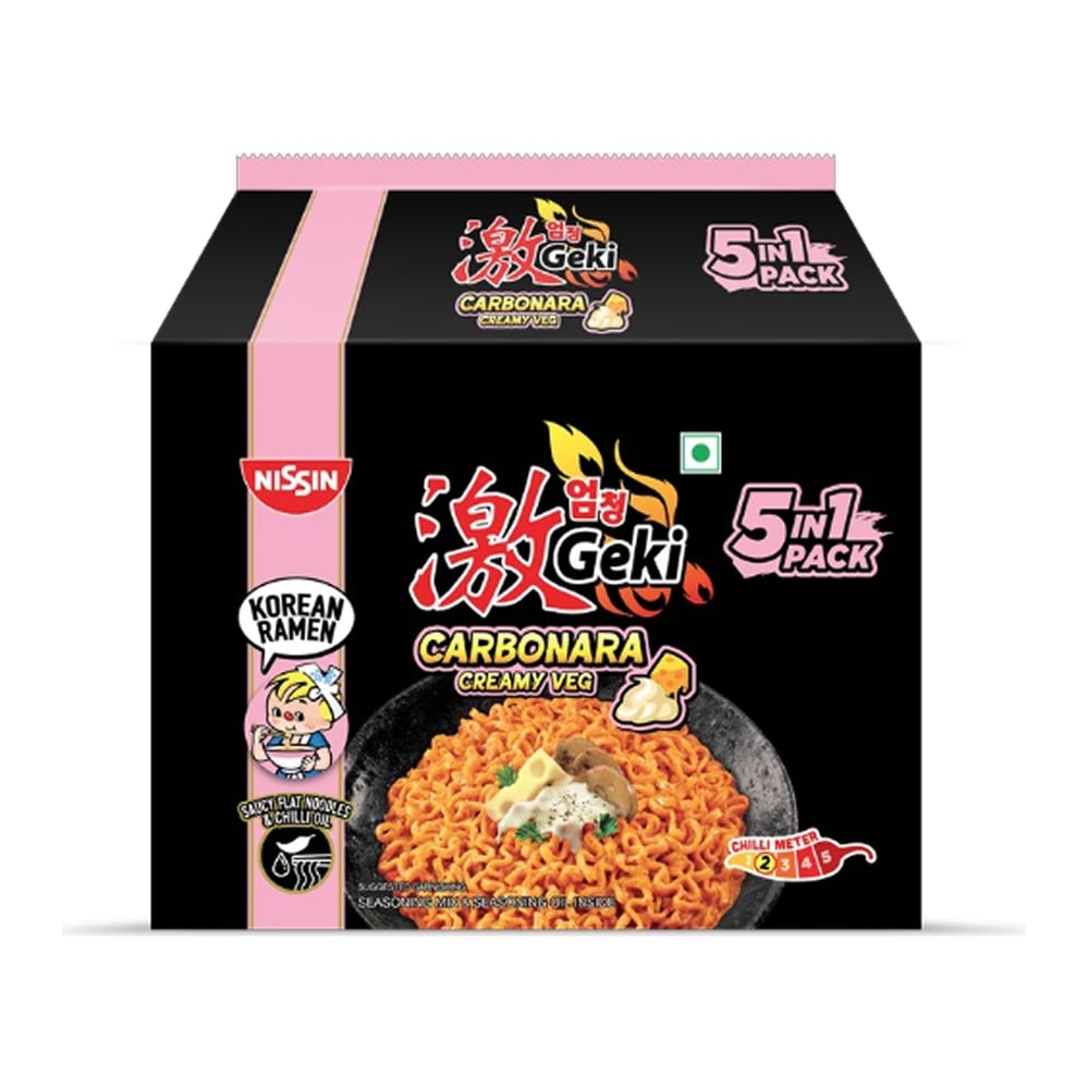 Nissin Nissin Geki Instant Noodles (Carbonara Creamy Veg)