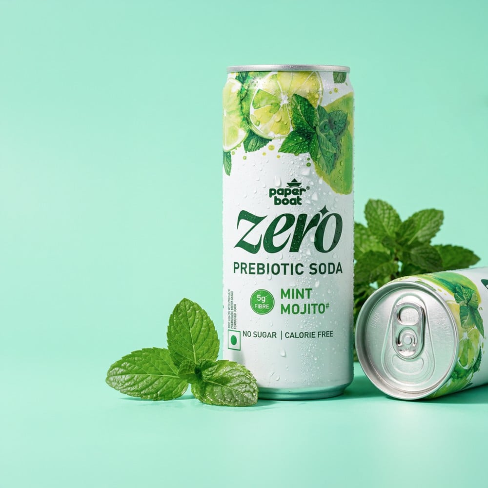 Paper Boat Paper Boat Zero Prebiotic Soda (Mint Mojito)