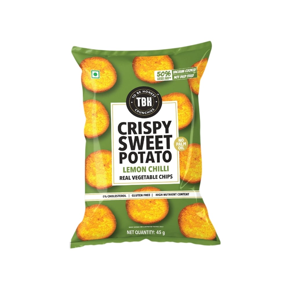 To Be Honest To Be Honest Crispy Sweet Potao Healthy Chips (Lemon Chilli)