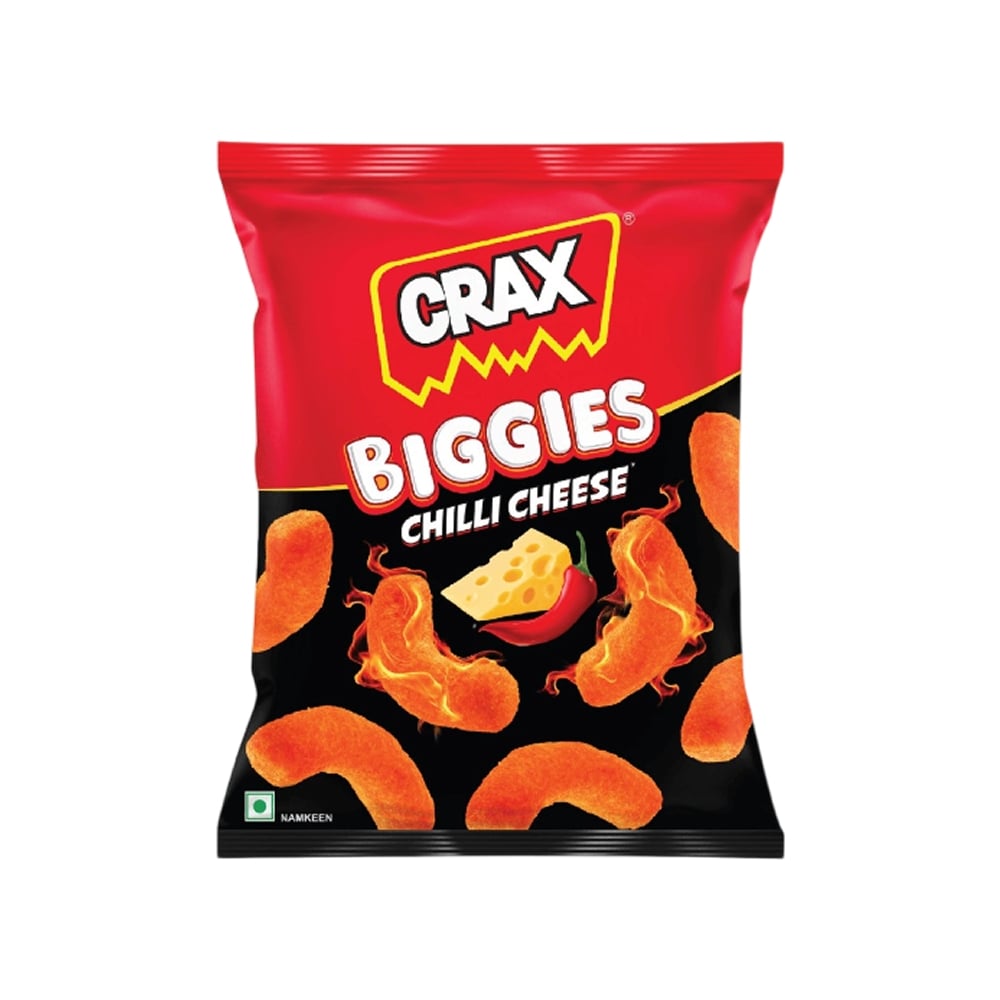 Crax Crax Biggies Chilli Cheese Puff Snacks