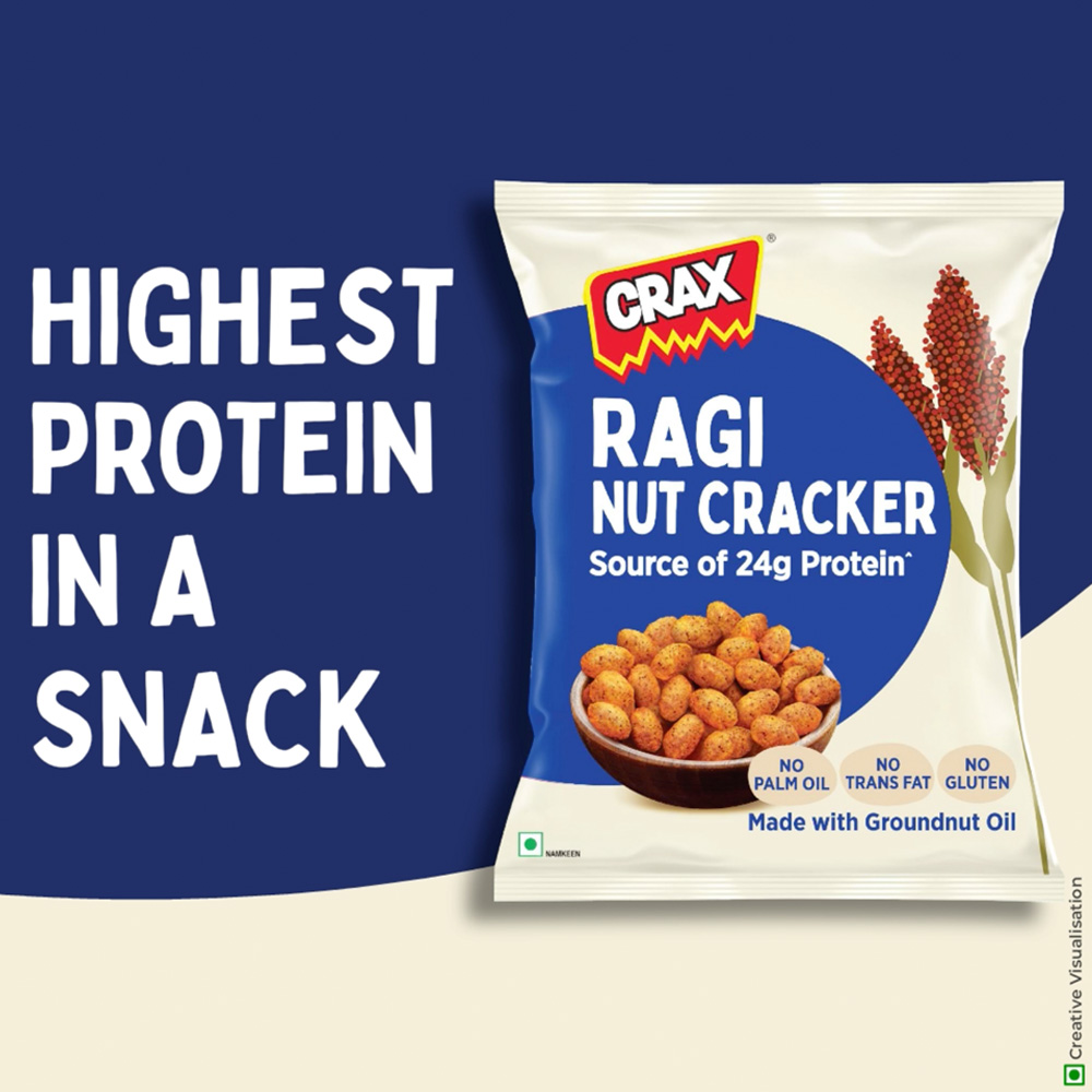 Crax Crax Ragi Nut Crackers Peanuts