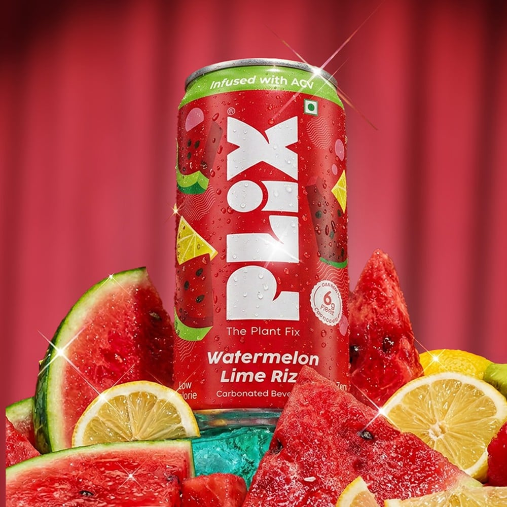 Plix Plix Watermelon Lime Rizz Prebiotic Soda