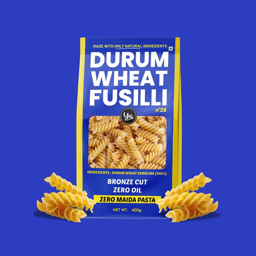 Yu Yu Durum Wheat Fusilli Pasta (Zero Maida)