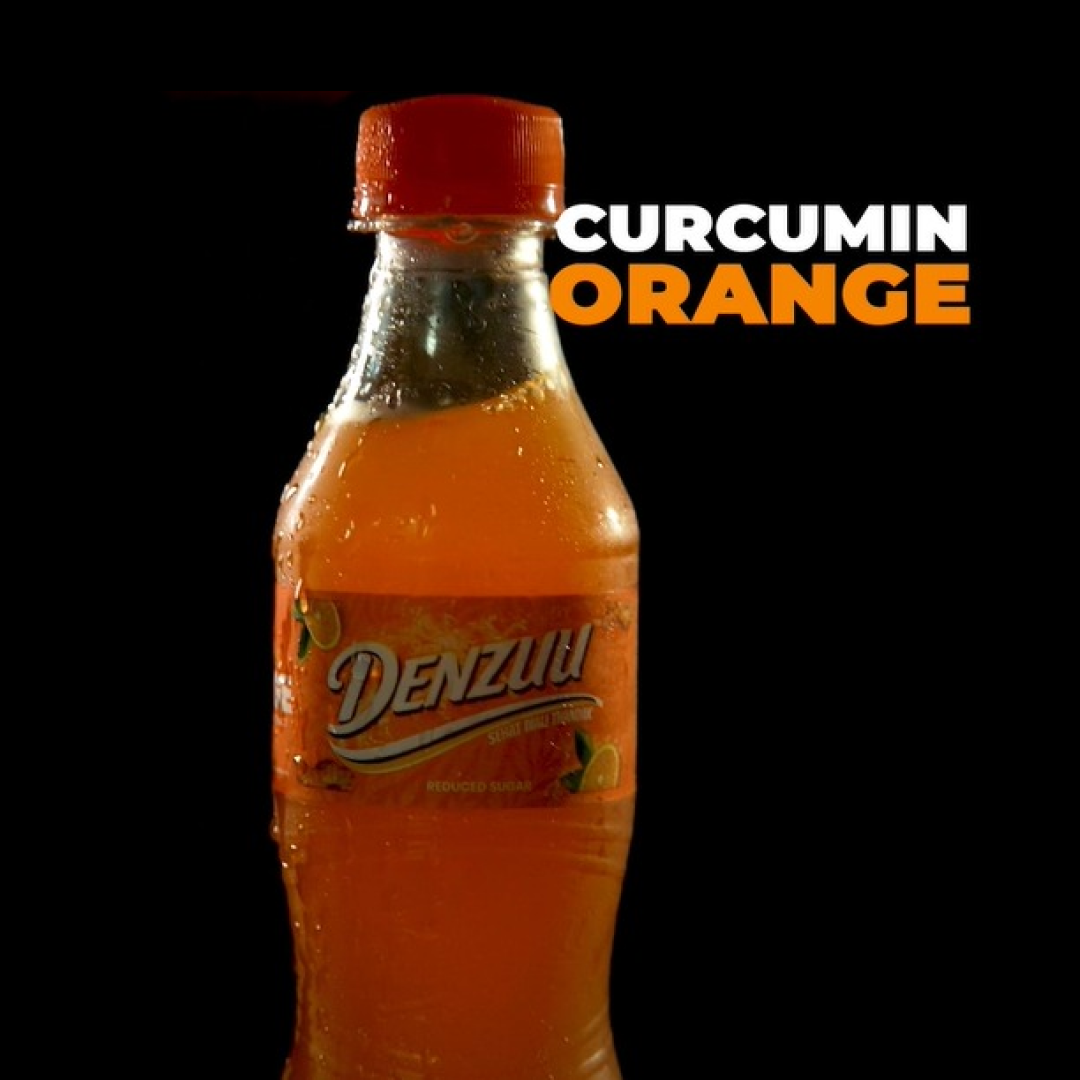 Denzuu Denzuu Orange Soft Drink with Curcumin Extract