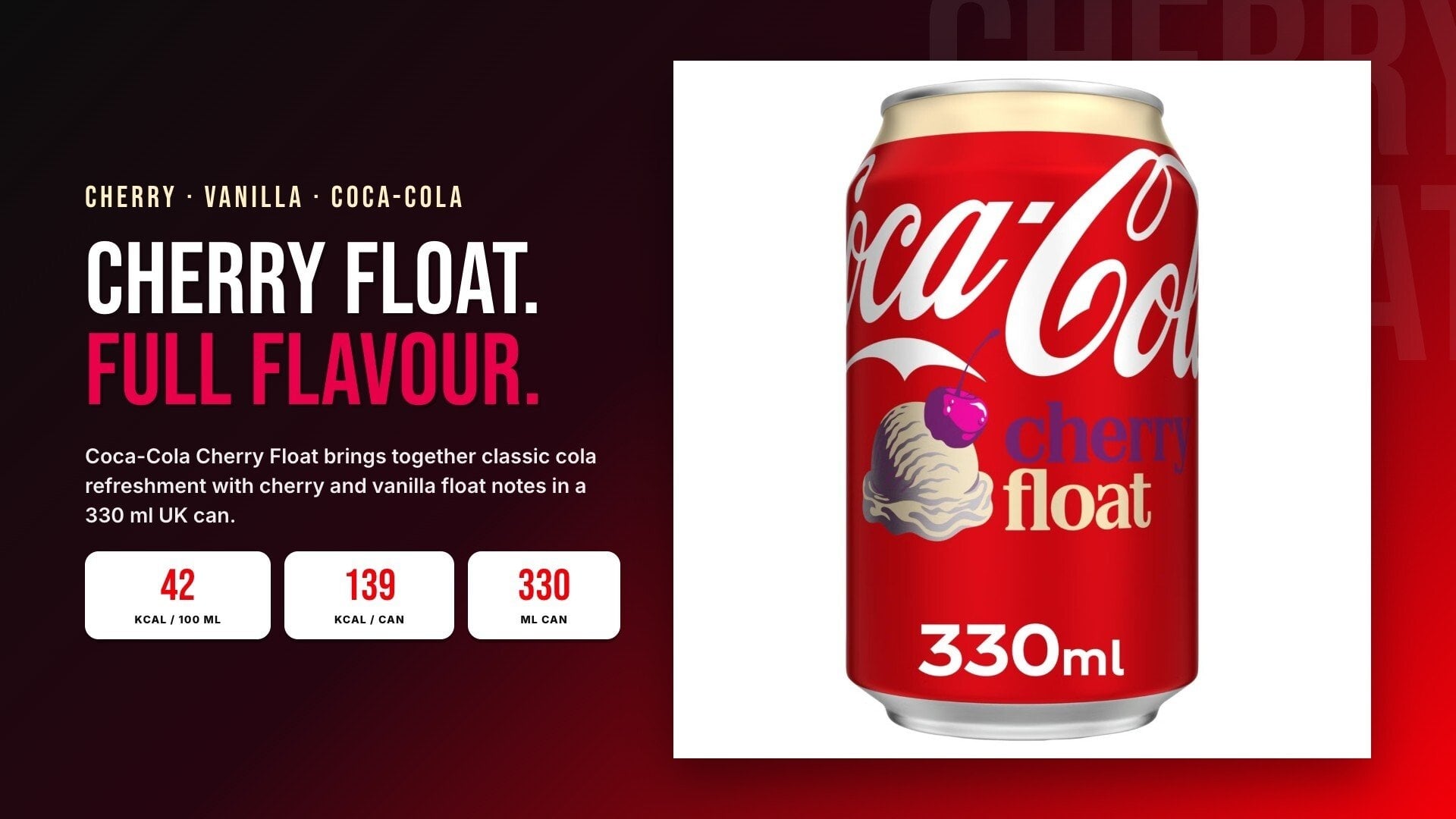Coca-Cola Coca-Cola Cherry Float Cola Soft Drink