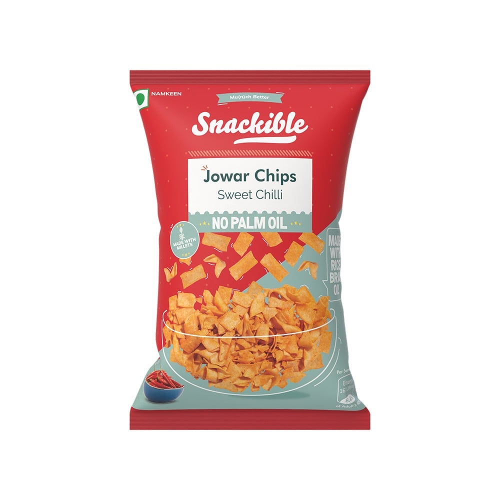 Snackible Snackible Sweet Chilli Jowar Healthy Chips