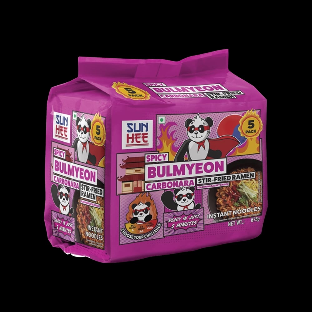 Sun Hee Sun Hee Spicy Bulmyeon Carbonara Flavoured Instant Noodles