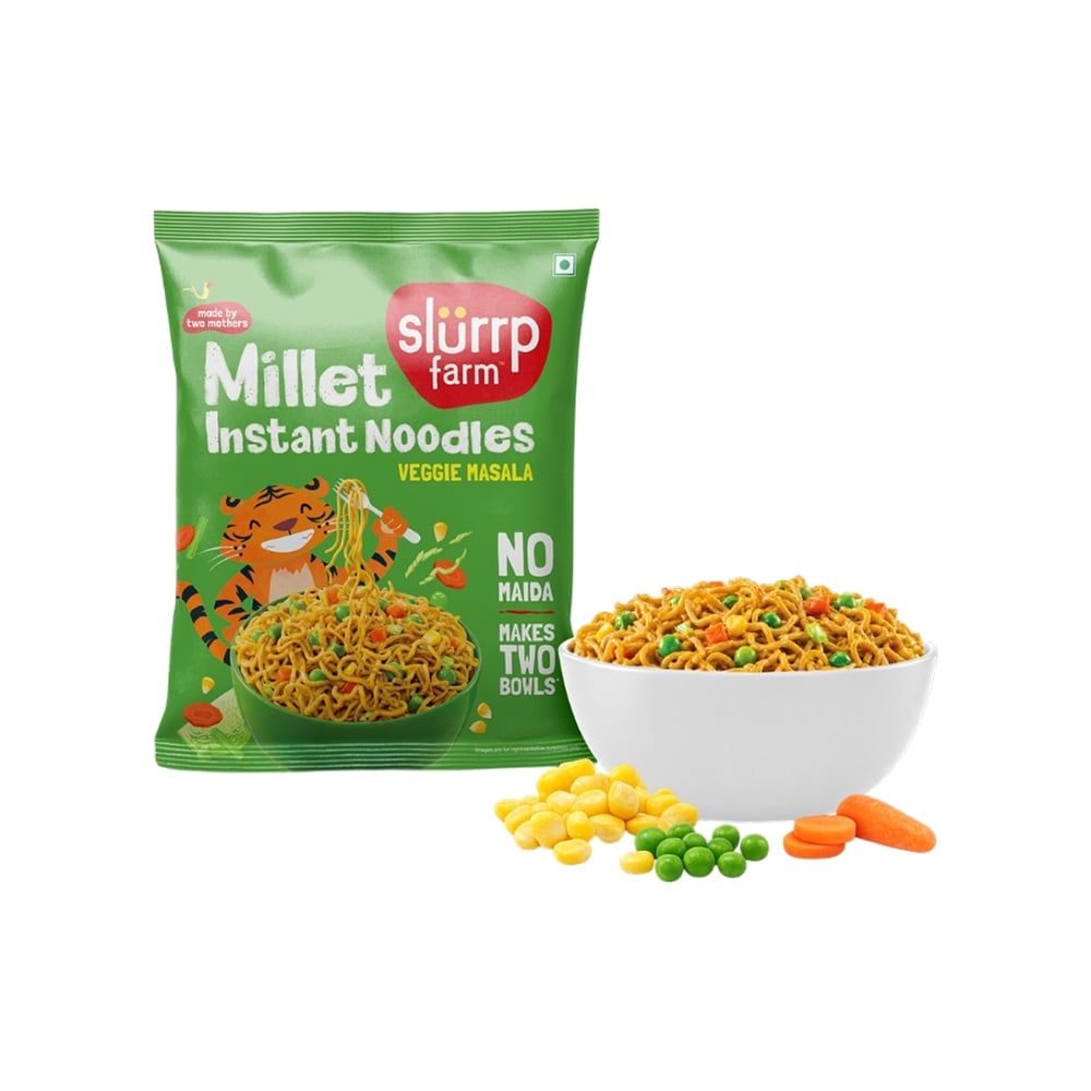 Slurrp Farm Slurrp Farm Millet Veggie Masala Healthy Instant Noodles