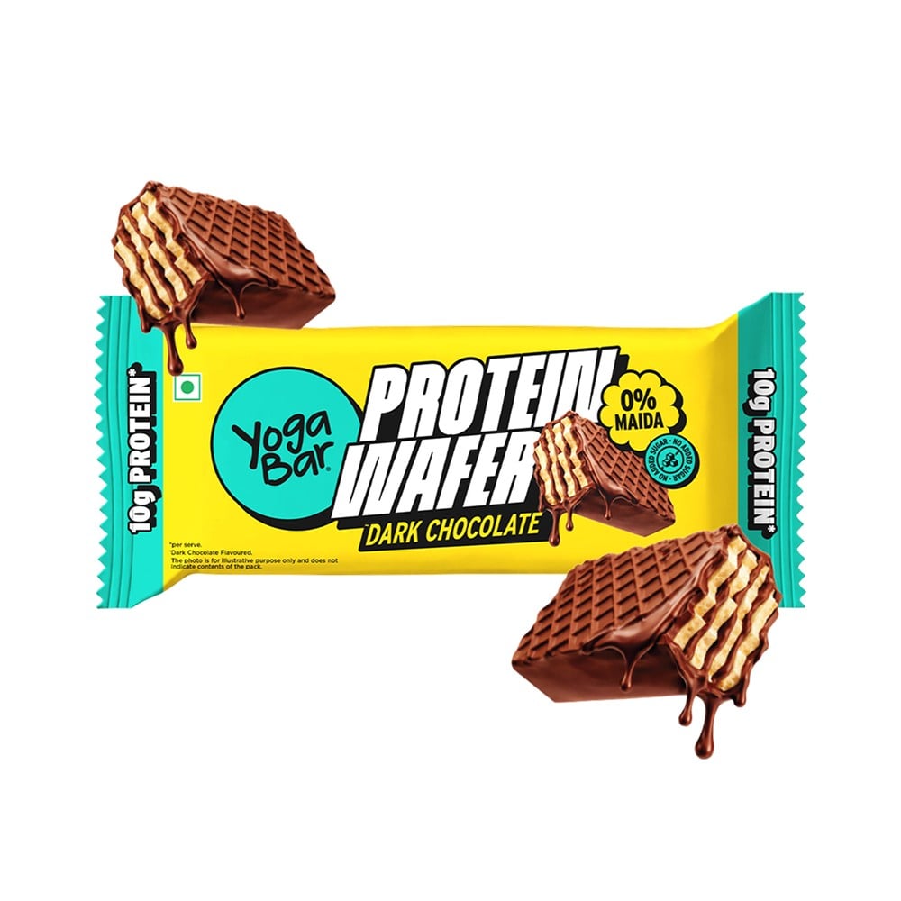 Yoga Bar Yoga Bar Dark Chocolate 10g Protein Wafer Bar
