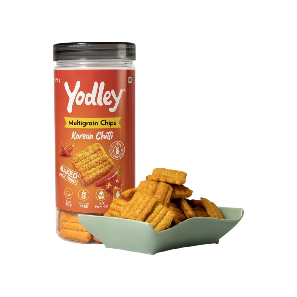 Yodley Yodley Korean Chilli Multigrain Baked Healthy Chips