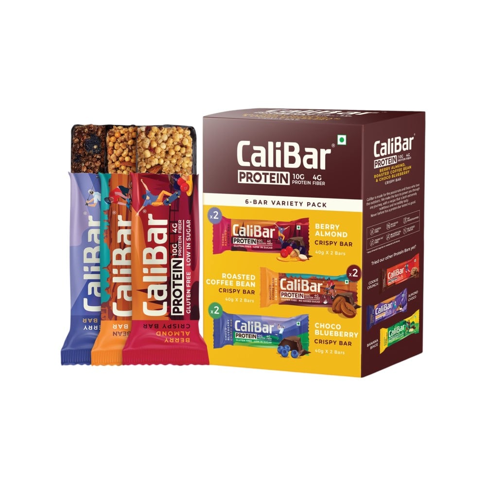Calibar Calibar Assorted Protein Bar Variety Pack