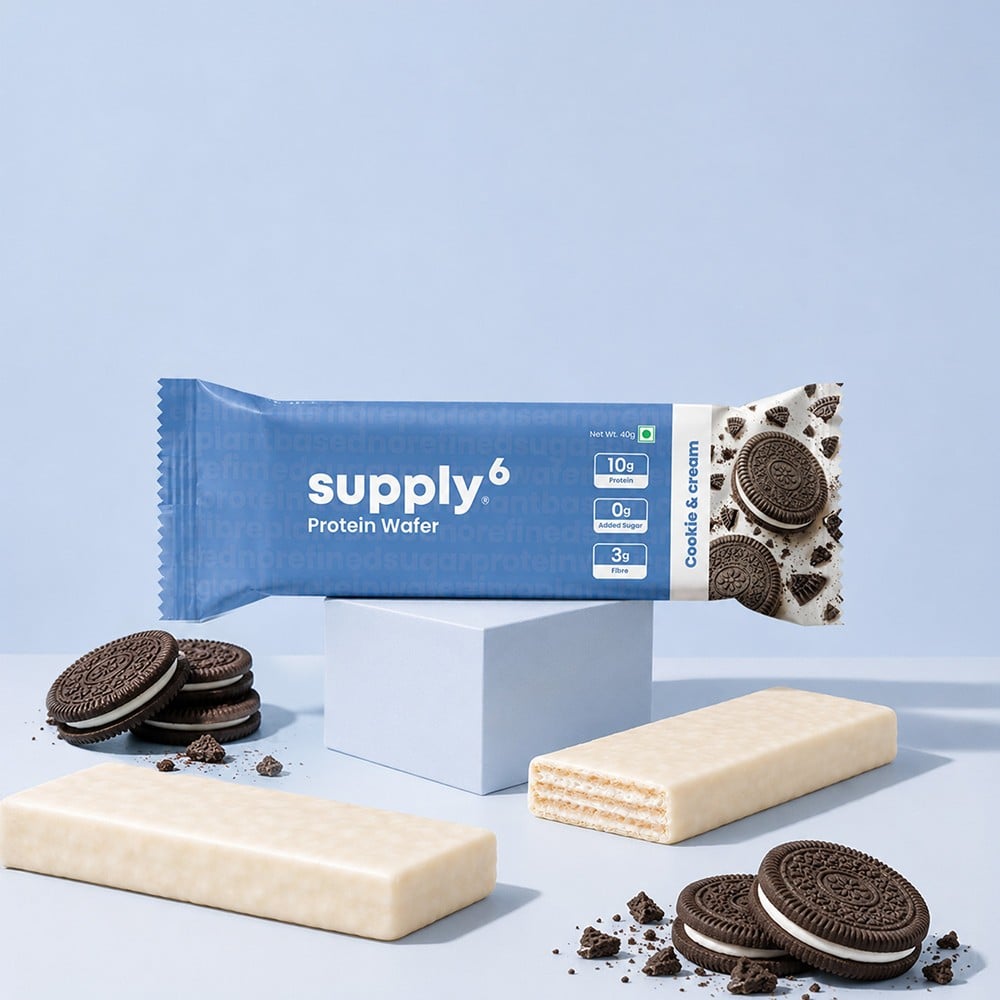 Supply6 Supply6 Cookie & Cream Wafer Protein Bar
