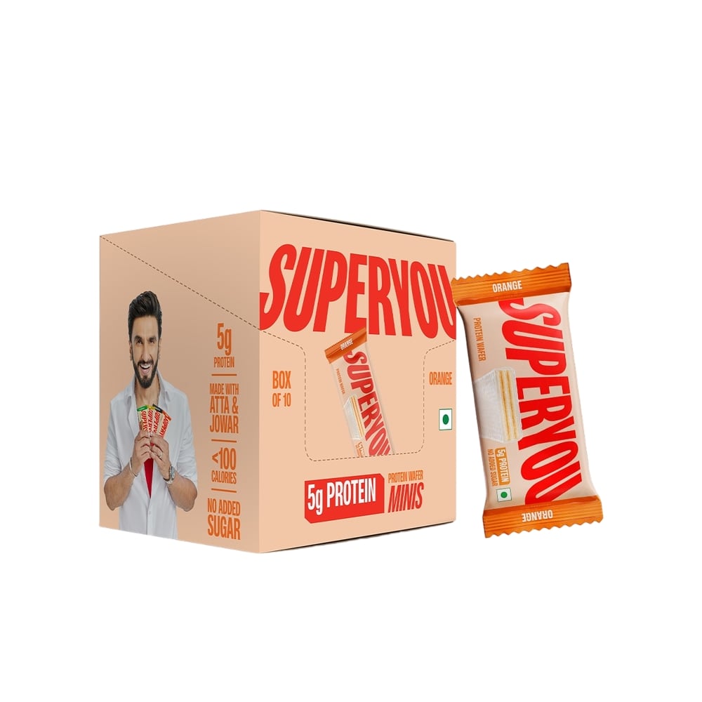 SuperYou SuperYou Orange Mini Wafer Protein Bar Pack