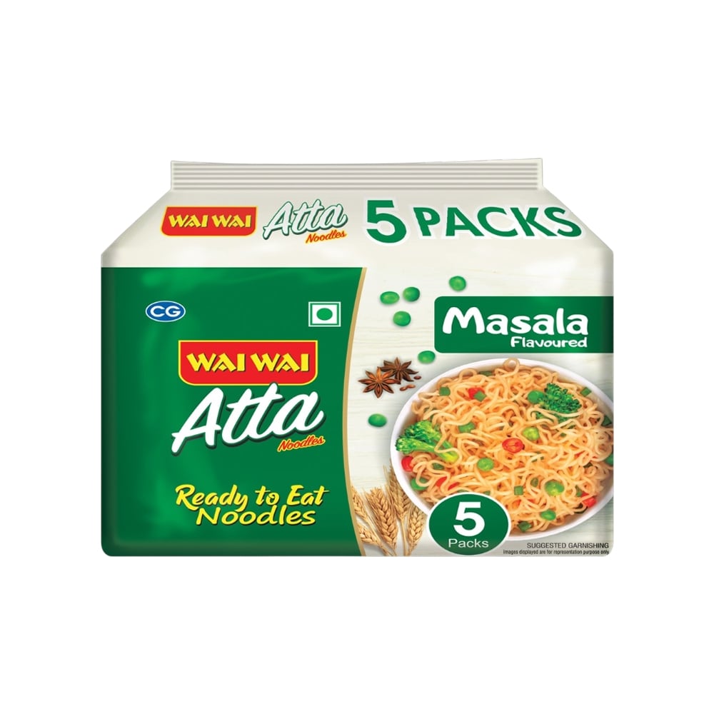 Wai Wai Wai Wai Atta Healthy Instant Noodles (Masala)