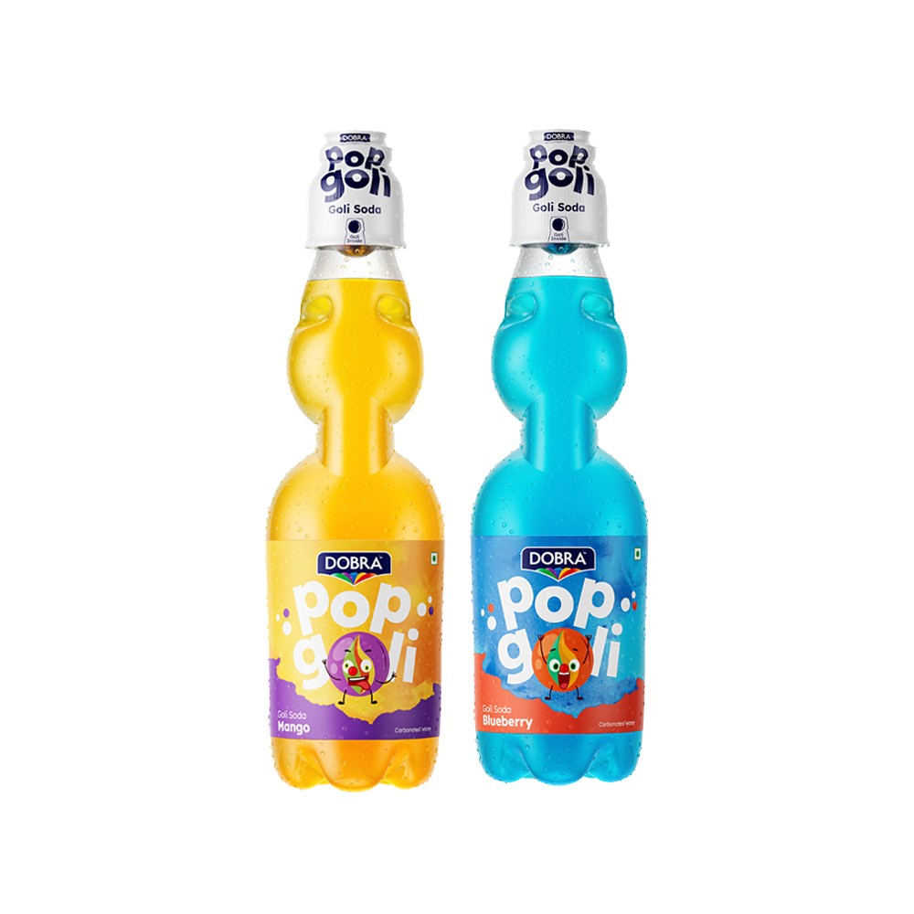 Dobra Dobra Mango Goli Soda +  Blueberry Goli Soda Combo