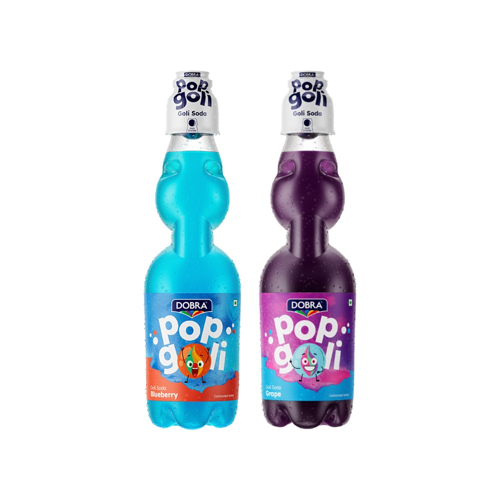 Dobra Dobra Blueberry Goli Soda + Pop Goli Soda - Grape Combo