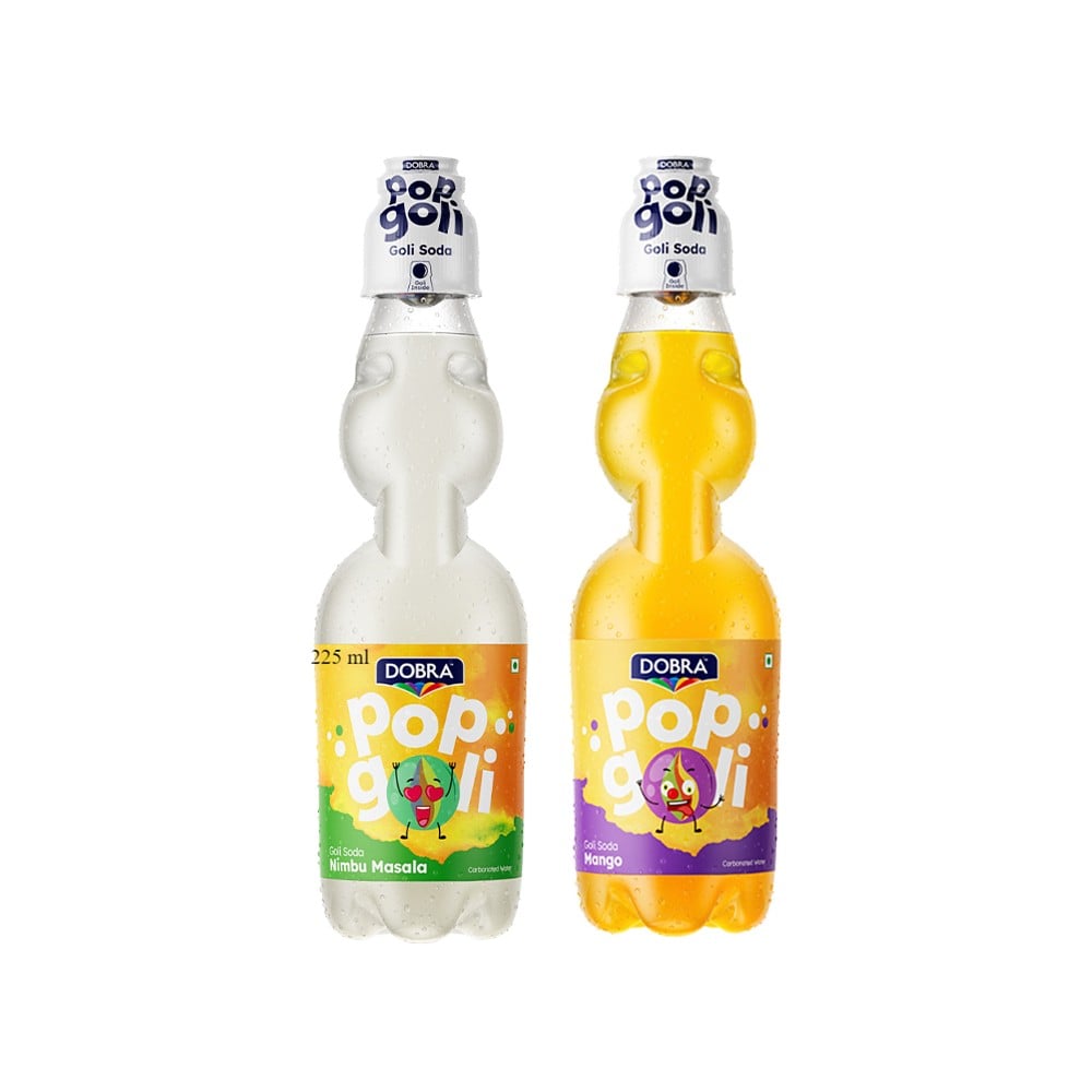 Dobra Dobra Pop Goli Soda - Nimbu Masala + Mango Goli Soda Combo