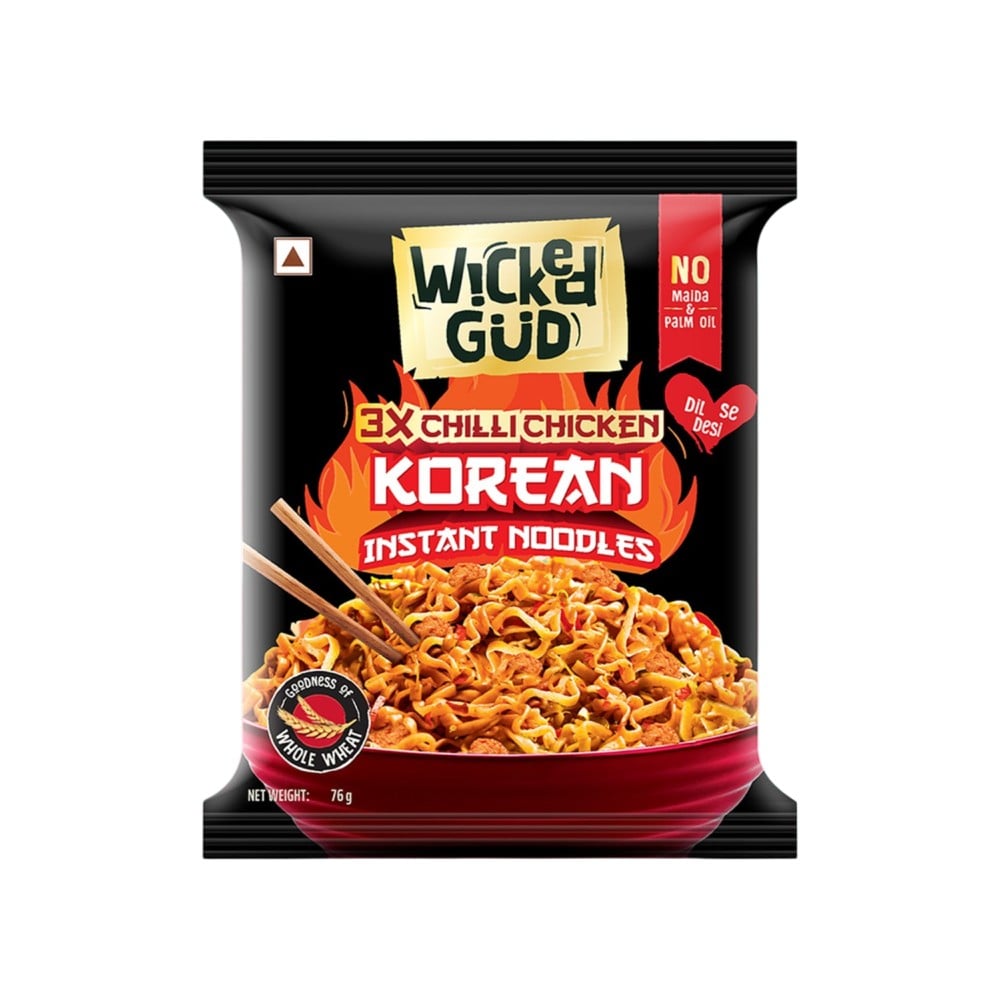 WickedGud WickedGud 3X Chilli Chicken Korean Instant Noodles