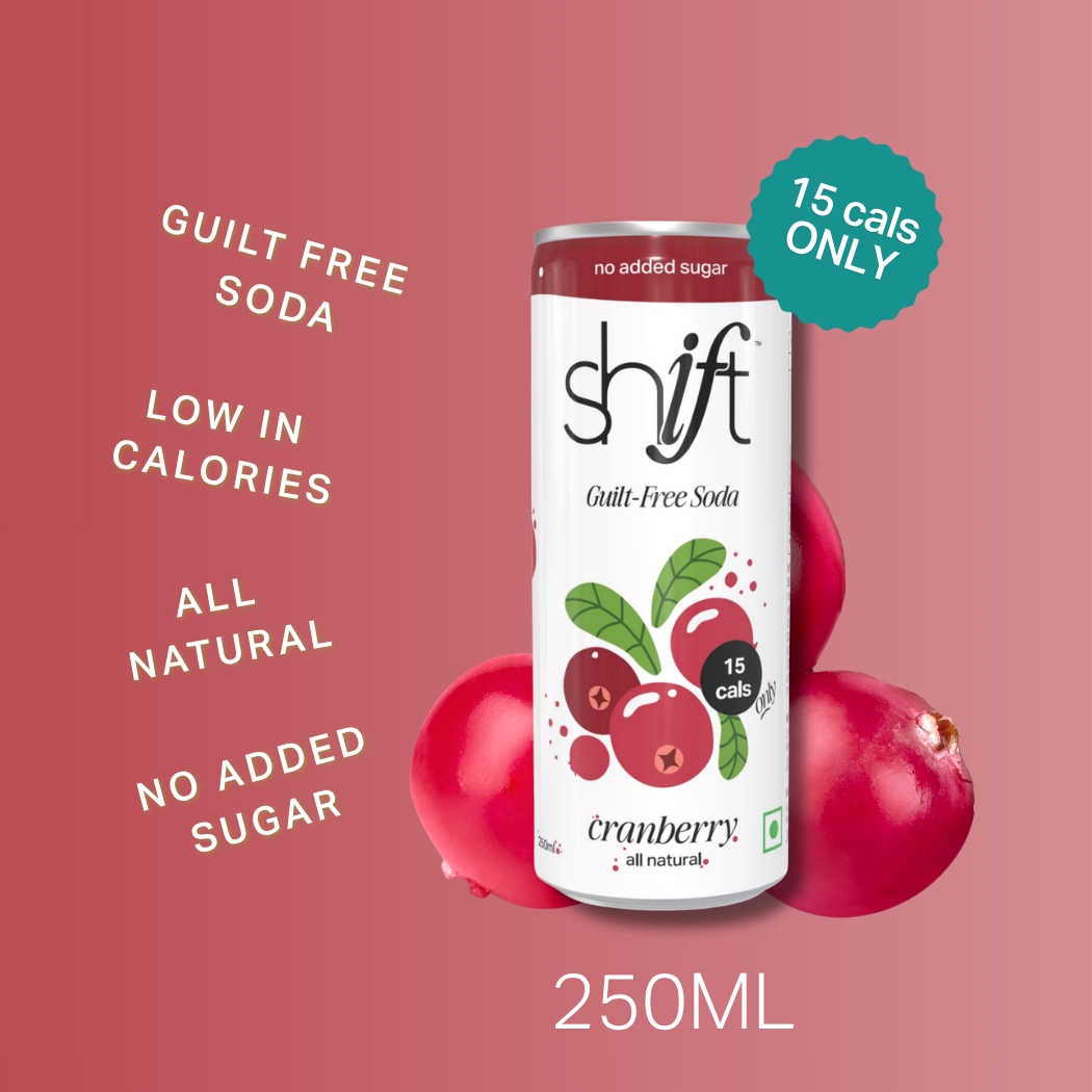 Shift Shift Prebiotic Guilt-Free Prebiotic Soda (Cranberry)