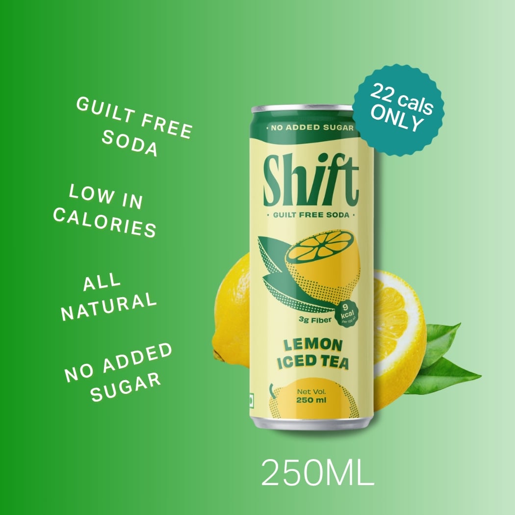 Shift Shift Prebiotic Guilt-Free Soda (Lemon Iced Tea)