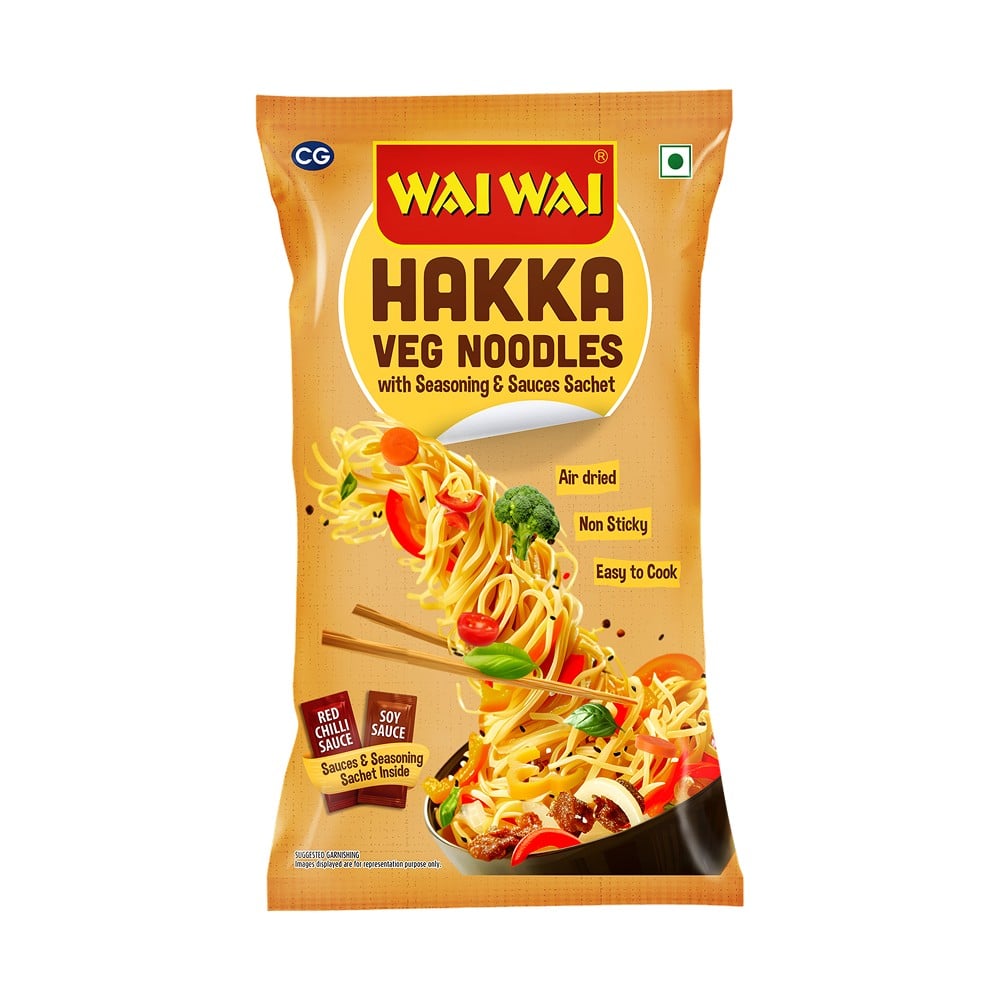 Wai Wai Wai Wai Veg Flavoured Chinese Hakka Noodles