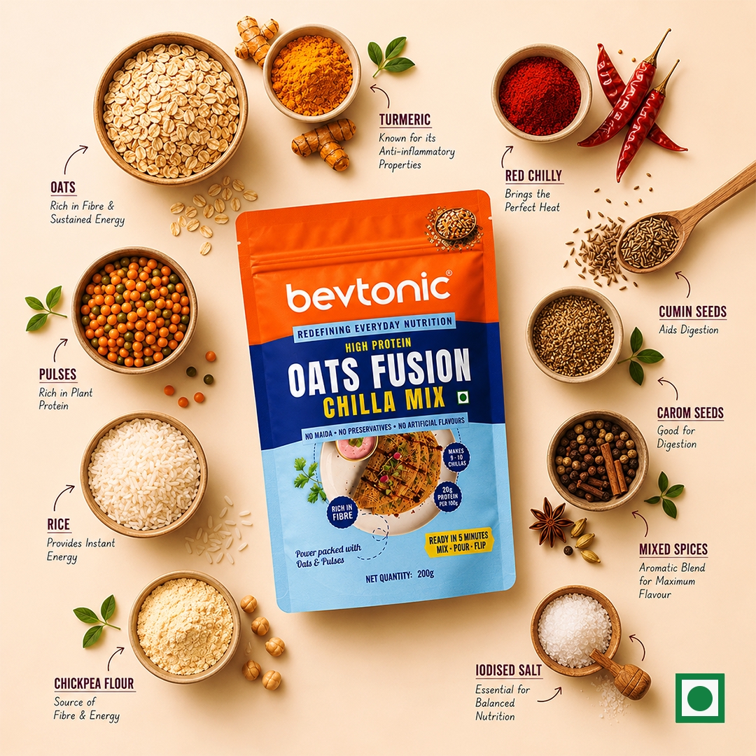 Bevtonic Bevtonic Oats Fusion Chilla Mix